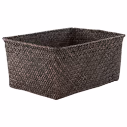 Compactor Kito, Panier de rangement, Marron, Monochromatique, Salle de bains, Chambre à coucher, Chambre d'enfant, Salle à ma ...