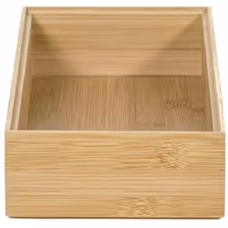 Organisateur de rangement bambou Box XXL matériau : bois de bambou naturel résistance élevée à l’humidité dimensions : 300 × ...