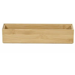 Compactor - Organisateurs cosmétiques - Organiseur de tiroir 30x8x7 cm bambou RAN6963