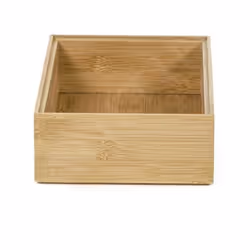 Organisateur de rangement bambou Box L matériau : bois de bambou naturel résistance élevée à l’humidité dimensions : 225 x 15 ...