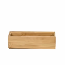Organisateur de rangement bambou Box M matériau : bois de bambou naturel résistance élevée à l’humidité dimensions : 225 x 75 ...