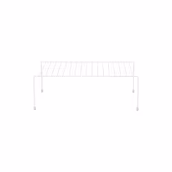 Pont de rangement époxy blanc de la marque COMPACTOR. Tablettes en métal finition époxy. Patins anti-dérapants. Dim.42.7x22.5 ...