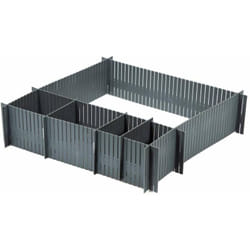 Compactor - Free - Organiseur de tiroir 44x10 cm, gris RAN7033