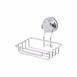 Compactor - Porte savon ou éponge à ventouse métal chromé