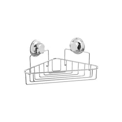 Tablette d'angle métal double ventouses - Compactor