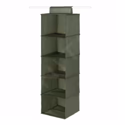 Organisateur de vêtements suspendus en textile Greentex couleur verte matériau : polypropylène Dimensions 105 x 30 x 30 cm (H ...