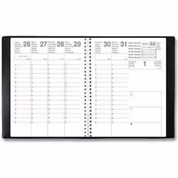 Agenda Civil MERCURE Spiralé - Janvier à Décembre Format : 21 x 27 cm