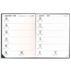Agenda scolaire - QUO VADIS - Le Professeur - 21 x 27 cm - Couverture souple - 1 semaine sur 2 pages