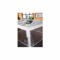 Nappe 100% PVC translucide, imperméable, épaisseur 0,15mm. Se nettoie d'un coup d'éponge. Informations produit Format Translu ...