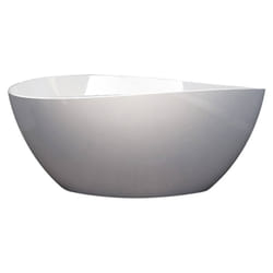 Baignoire ilot 150 x 80 ilot illusion White acrylique - Jacuzzi