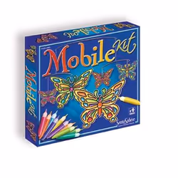 SentoSphère Mobile Vitrail Papillons 2009