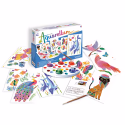 SentoSphère Aquarellum Cartes Postales Animaux, 6 an(s), Garçon/Fille, 99 an(s), Multicolore, 281 g, 17 pièce(s)