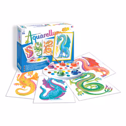 SentoSphère AQUARELLUM JUNIOR - DRAGONS, 7 an(s), Garçon/Fille, 99 an(s), Multi, Aquarellum, 13 pièce(s)