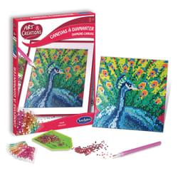 SentoSphère Art & Créations CANEVAS A DIAMANTER Paon