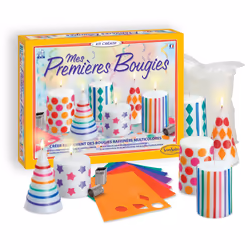 SentoSphère Mes Premières Bougies, 8 an(s), Cire, Métal, Multicolore, 17 pièce(s)