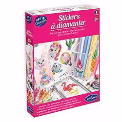 SentoSphère Bijoux à Diamanter, Kit de fabrication de bijoux pour enfants, 8 an(s), Multicolore
