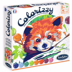 SentoSphère COLORIZZY - PANDA ROUX - SHIBA, 8 an(s), Garçon/Fille, France, Multi, Enfant, 338 g