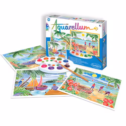 SentoSphère Aquarellum "Paysages Tropicaux", 10 an(s), Garçon/Fille, 99 an(s), 300 mm, 200 mm, 50 mm