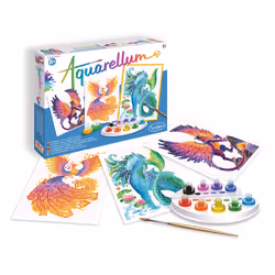 SentoSphère Aquarellum "Animaux Mythiques", 8 an(s), Garçon/Fille, 99 an(s), Multicolore, Aquarellum, 16 pièce(s)
