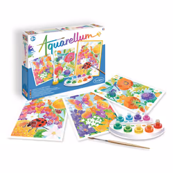 SentoSphère Aquarellum "Dans Les Fleurs", 8 an(s), Garçon/Fille, France, Multicolore, 295 g, 16 pièce(s)