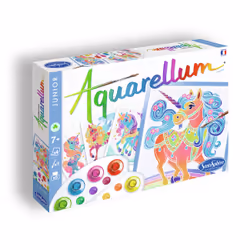 SentoSphère AQUARELLUM JUNIOR - LICORNES, 7 an(s), Garçon/Fille, France, Multi, Enfant, 149 g