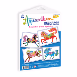 SentoSphère Recharge Aquarellum Junior "Chevaux", 5 an(s), Garçon/Fille, 99 an(s), Multicolore, 1 pièce(s), 190 mm