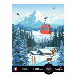SentoSphère PUZZLE 1000 pièces - Paysage enneigé - Vue supplémentaire 2