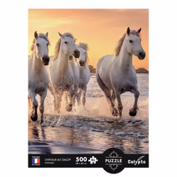 SentoSphère PUZZLE 500 pièces XL - Chevaux en Camargue - Vue supplémentaire 2