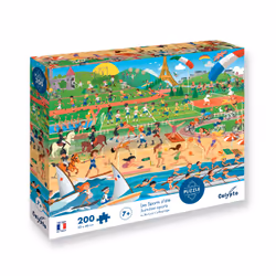 SentoSphère PUZZLE 200 pièces - Les Sports d'Eté, 200 pièce(s), Autres, 7 an(s)