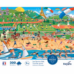 SentoSphère PUZZLE 200 pièces - Les Sports d'Eté - Vue supplémentaire 4