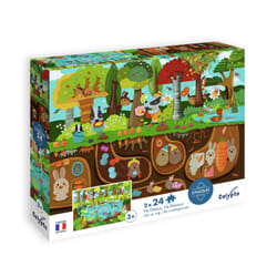 SentoSphère PUZZLE 24 pièces x 2 Vie Dessus / Vie Dessous