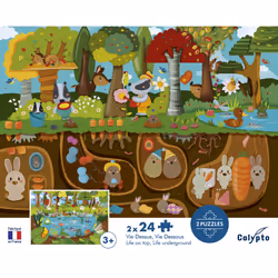 SentoSphère PUZZLE 24 pièces x 2 Vie Dessus / Vie Dessous - Vue supplémentaire 3