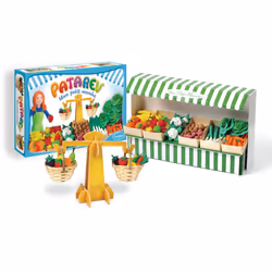 SentoSphère Patarev Maxi Coffret Petit Marché, Multicolore, 16 pièce(s), 7 an(s), Garçon/Fille, Carton, Patarev