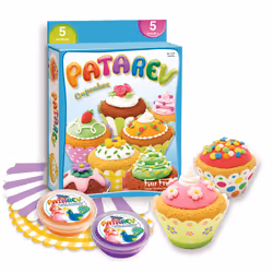 SentoSphère Patarev Blister Cupcakes, Multicolore, 12 pièce(s), 5 an(s), Garçon/Fille, Argile, Patarev