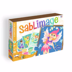 SentoSphère SABLIMAGE CONCEPT BOX - FEES, Kit de loisirs créatifs pour enfants, 4 an(s), Carton, Multicolore