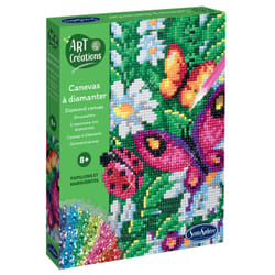 SentoSphère ART & CREATIONS CANEVAS A DIAMANTER - PAPILLONS ET MARGUERITES