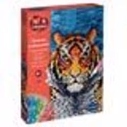 SentoSphère ART & CREATIONS CANEVAS A DIAMANTER - TIGRE, Kit de loisirs créatifs pour enfants, 8 an(s), Carton, Multicolore
