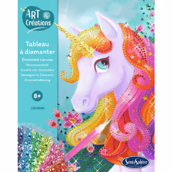 SentoSphère ART & CREATIONS TABLEAU A DIAMANTER - LICORNE