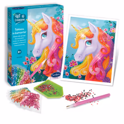 SentoSphère ART & CREATIONS TABLEAU A DIAMANTER - LICORNE - Vue supplémentaire 5