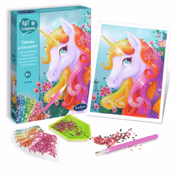 SentoSphère ART & CREATIONS TABLEAU A DIAMANTER - LICORNE - Vue supplémentaire 6