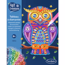 SentoSphère ART & CREATIONS TABLEAU A DIAMANTER - HIBOU