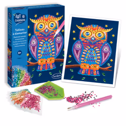 SentoSphère ART & CREATIONS TABLEAU A DIAMANTER - HIBOU