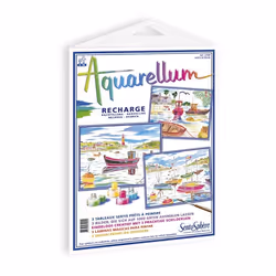 SentoSphère Recharge Aquarellum "Ports De Pêche", 10 an(s), Garçon/Fille, 99 an(s), 160 mm, 250 mm, 330 mm