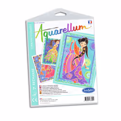 SentoSphère RECHARGE AQUARELLUM - GLAMOUR GIRLS, 7 an(s), Garçon/Fille, France, Multi, Enfant, 108 g