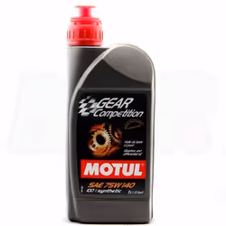 Bidon d huile de boîte et pont 1L pour moto auto Motul GEAR Compétition 75W-140