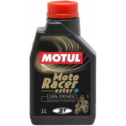 4x Huile Motul moto Racer 2T bidon de 1 Litre