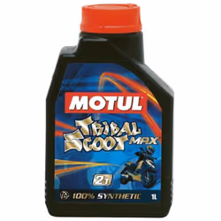 4x Huile Motul Tribal Scoot 2T Max bidon de 1 Litre Huile pour scooter, moto, quad 100 % synthétique
