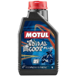 Motul - 4x Huile Tribal Scoot 2T Plus bidon de 1 Litre