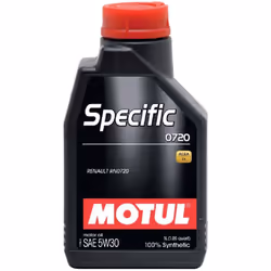 4x Huile SPECIFIC 0720 5W30 1 Litre Spécialement étudiée pour les véhicules récents du groupe RENAULT (Renault, Dacia, Samsun ...
