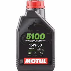 Huile moteur; MOTUL; 5100 4T; 15W-50 1 Huile en partie synthétique